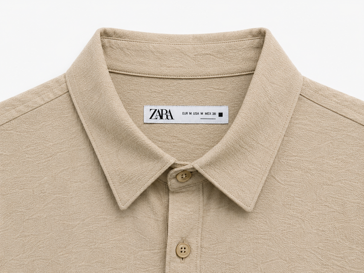پیراهن لینن مردانه zara