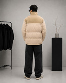 کاپشن مردانه دو رنگ FASHION2W مدل یقه ایستاده