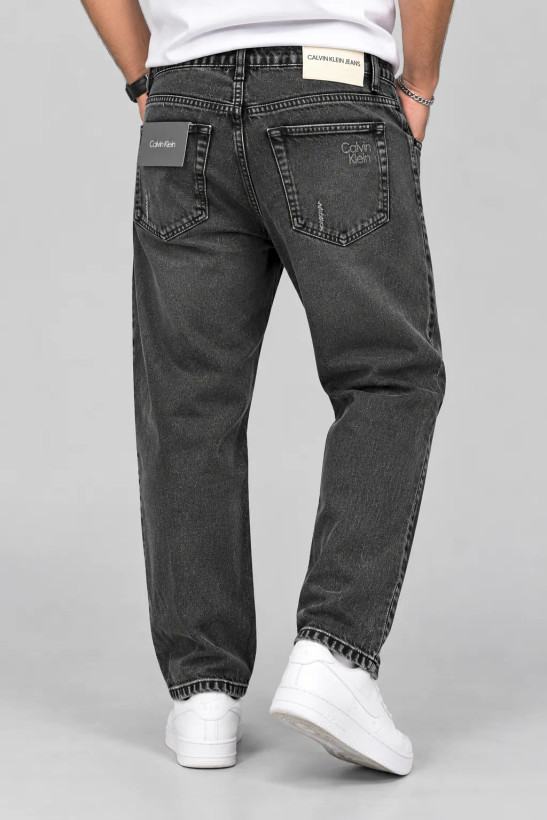 شلوار جین بویفرند Calvin Klein Jeans ذغالی